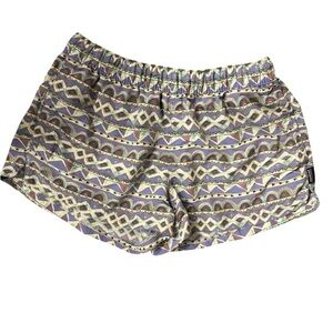 Patagonia Women’s Barely Baggies Printed Shorts Size Small